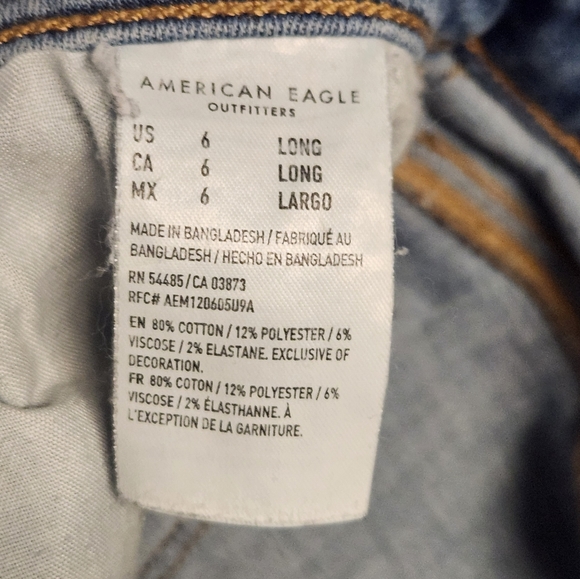 American Eagle Women's Jeans - size 6 - Picture 7 of 9
